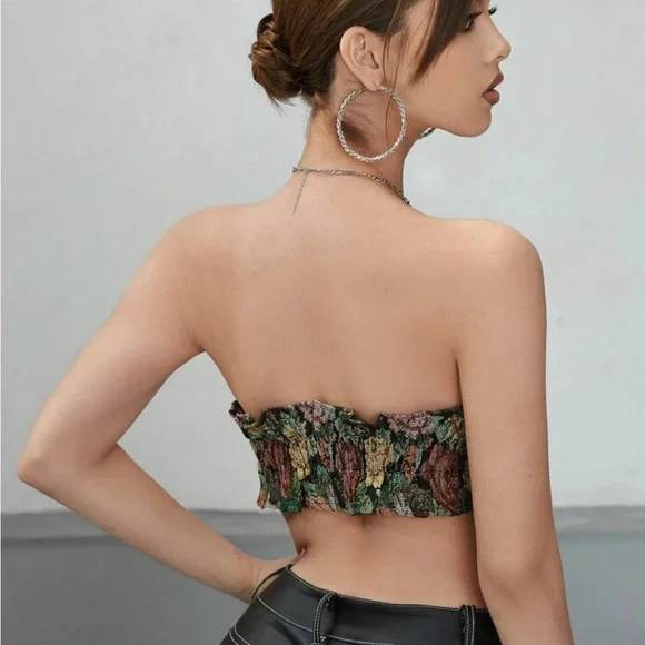 Floral Boho Tube Top - Picture 10 of 10